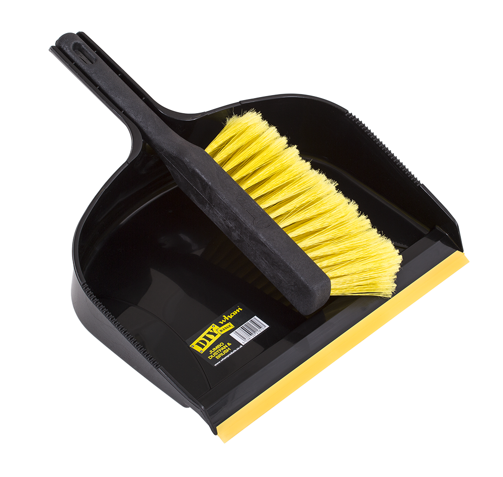 Jumbo Dustpan & Brush Set